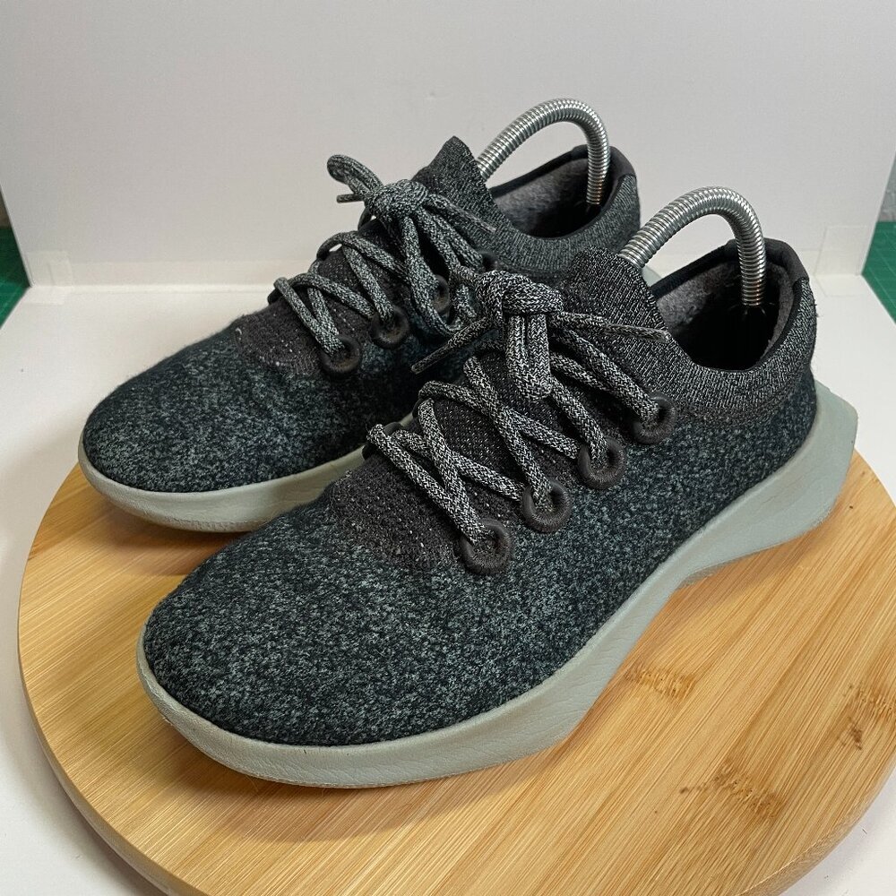 Allbirds Women 9 Dark Gray Tree Dasher 2 Sneakers Athletic Cushioned Sole